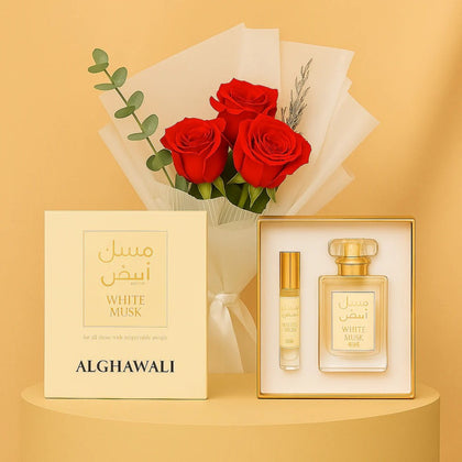 Luxurious Rose Bouquet with Alghawaly
