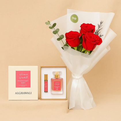 Luxurious Rose Bouquet with Alghawaly