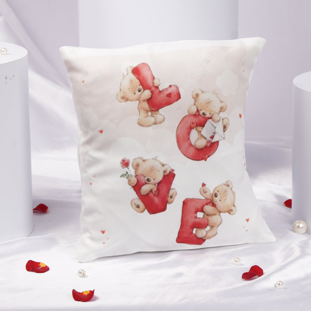 مجموعة حب عيد الحب الرائعة: وسادة، كوب، وشوكولاتة بلجيكية