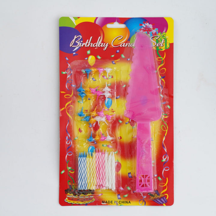 Birthday Candles with Plastic Knife