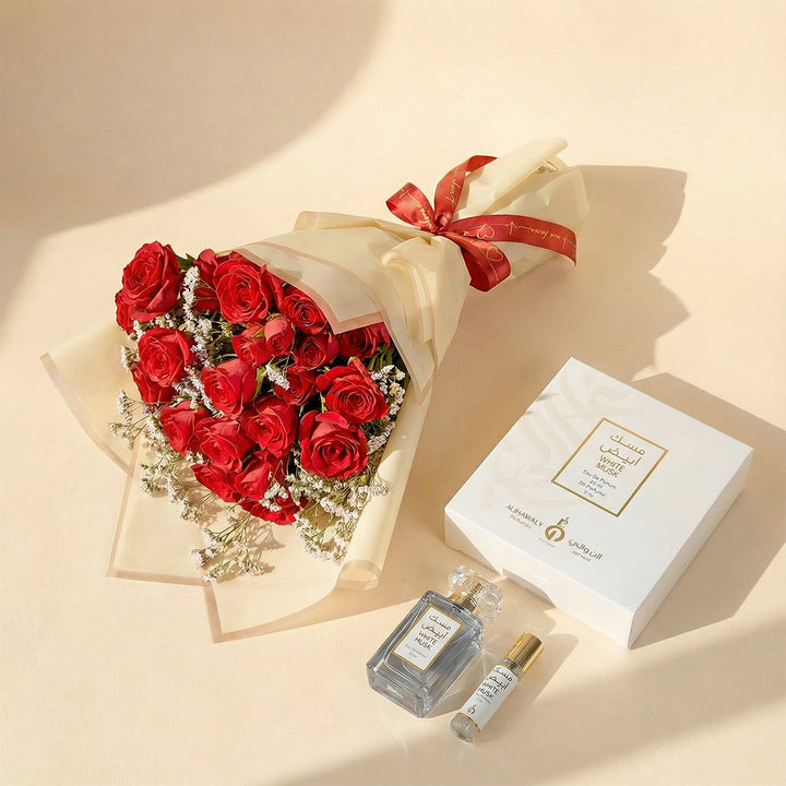 Love in Bloom Combo: Red Roses