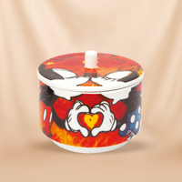 Disney Mickey Mouse Porcelain Espresso Cups With Sugar Bowl | Love Collection