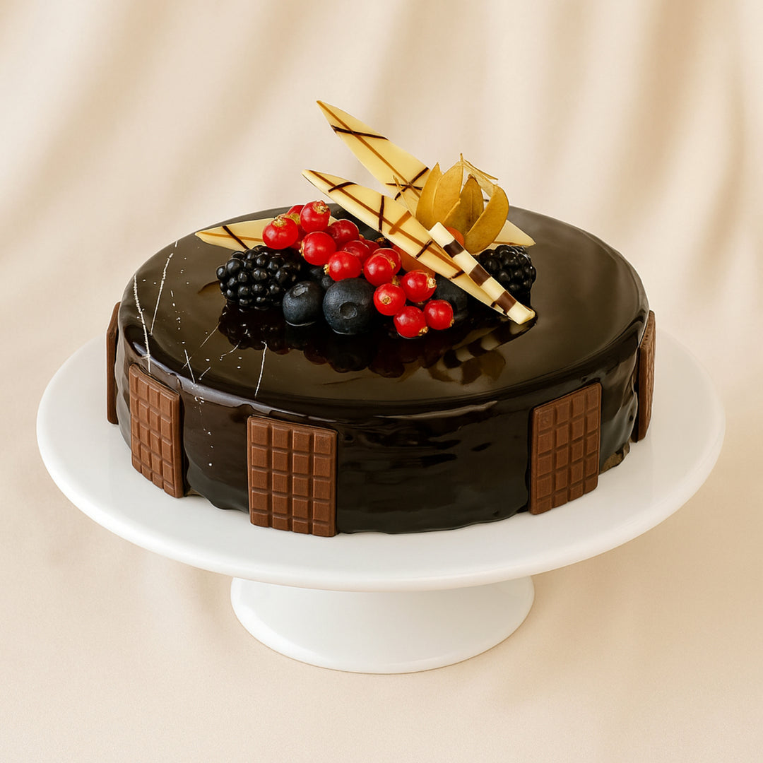 كيكة الترافل بالشوكولاتة الفاخرة