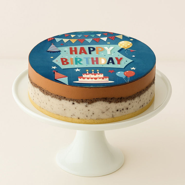 Happy Birthday Oreo and Nutella Cake 500gm