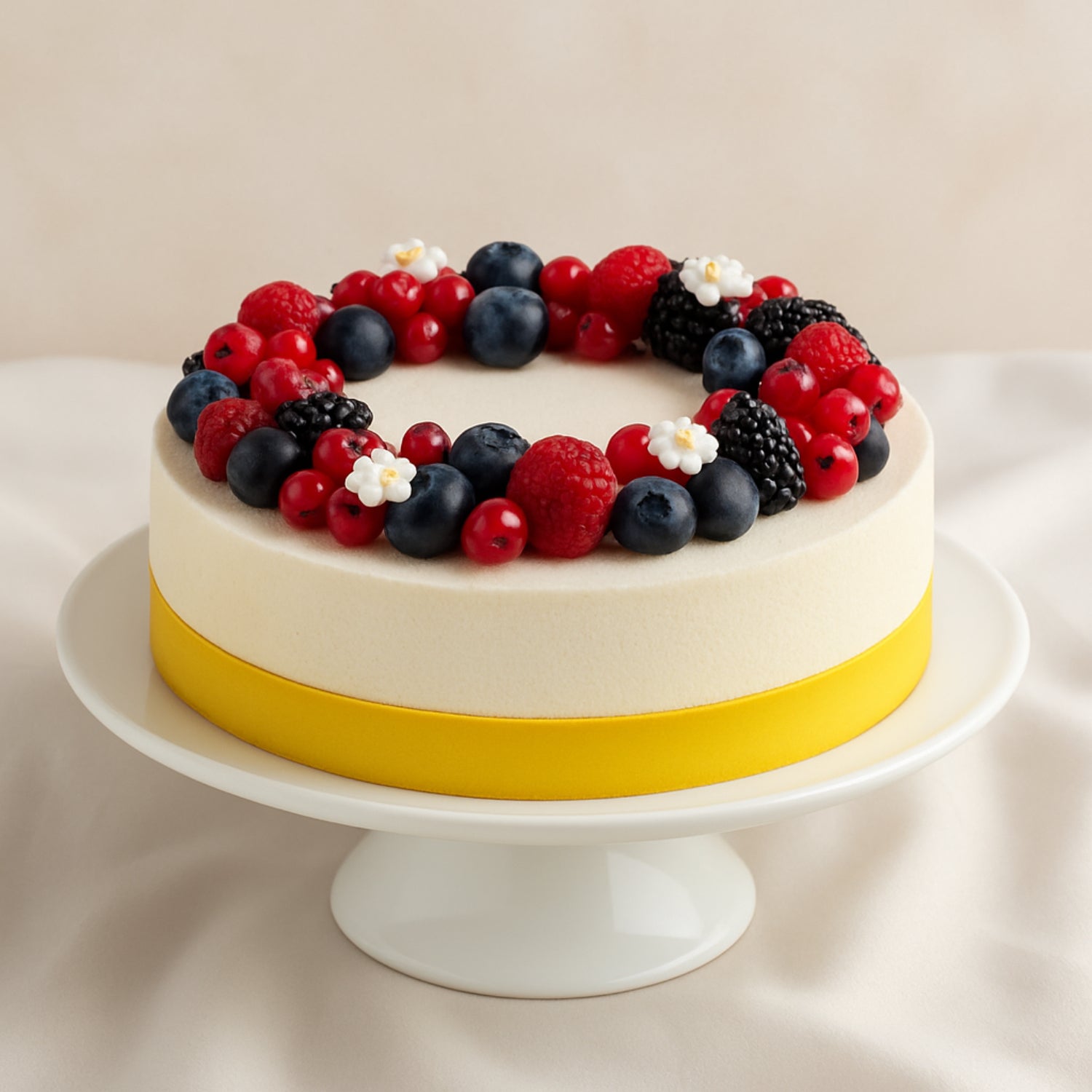 Berry Melody Birthday Delight Cake
