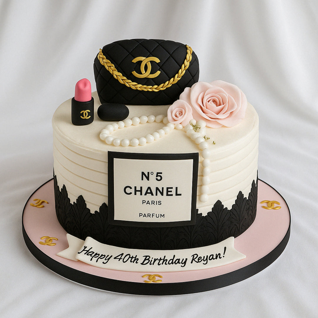 كيك حقيبة شانيل ثلاثي الأبعاد للمناسبات الخاصة