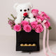 Teddy & Roses Hug Delight Box - Romantic Gift Set with Chocolates