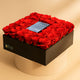 Luxury Dolce & Gabbana Gift Box with 32 Red Roses and The One Royal Night Fragrance