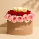 Sweet Valentine Trio - Luxurious 35 Roses in a Pink Oval Box
