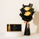 Godiva Truffles Collection with Elegant Peach Bouquet - 8 Assorted Truffles