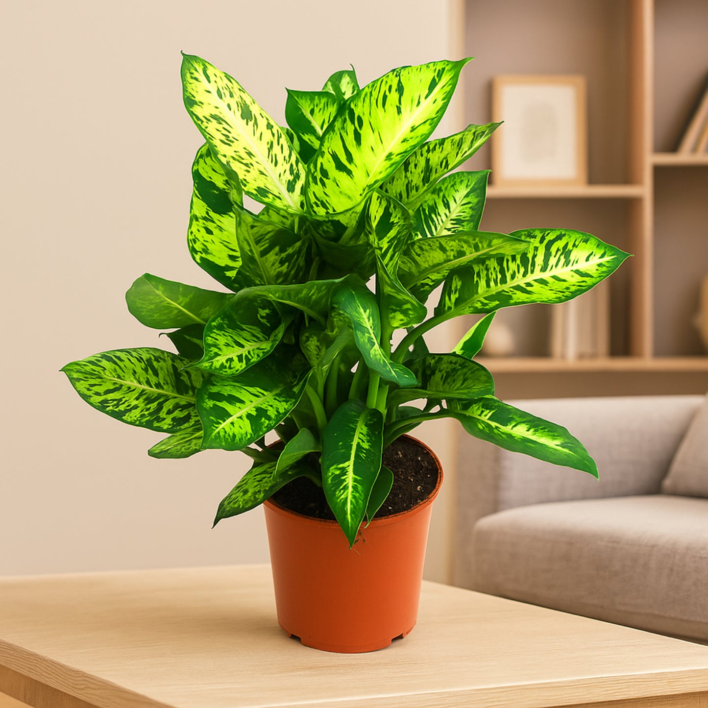 Dieffenbachia Compacta – Vibrant Indoor Greenery