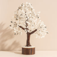 Elegant Multi Shade Gemstone Wish Tree for Home Decor