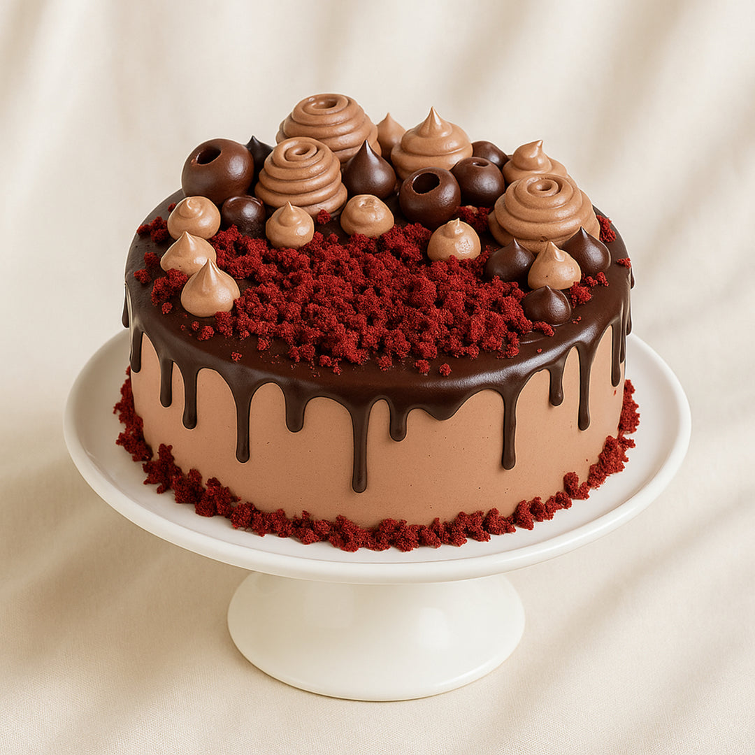 Decadent Chocolaty Red Velvet Cake