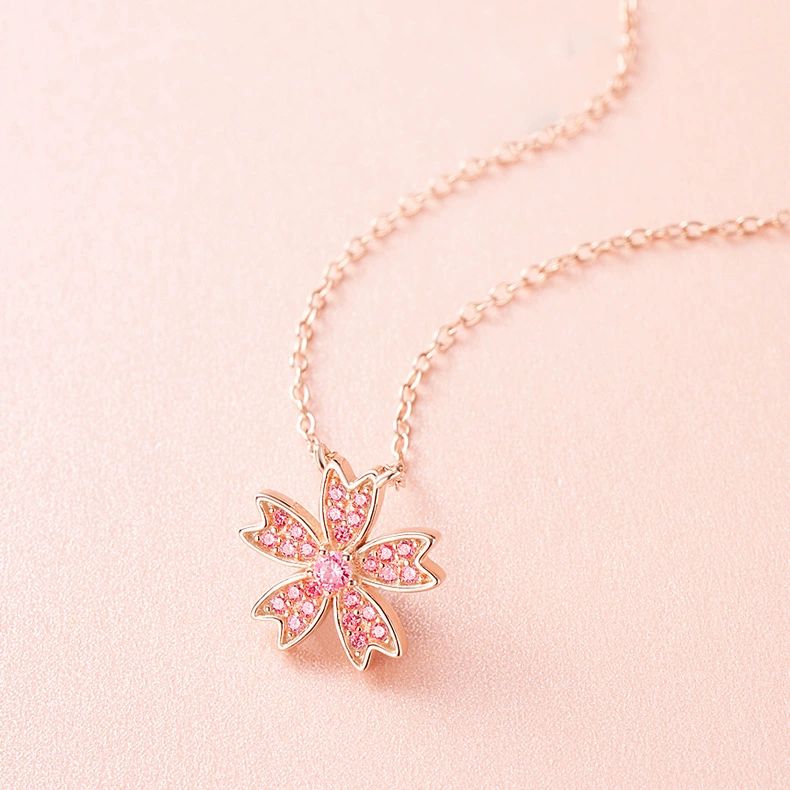 Sakura Blossom Pendant – 925 Silver By Signature Jewelry