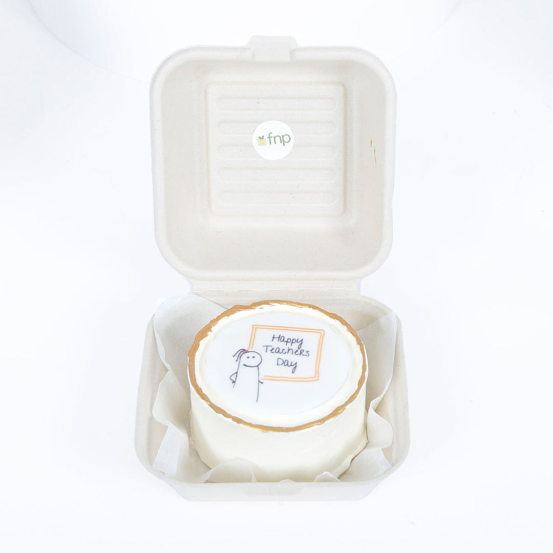 Delightful 200g Best Teacher Bento Cake for Teacher's Day