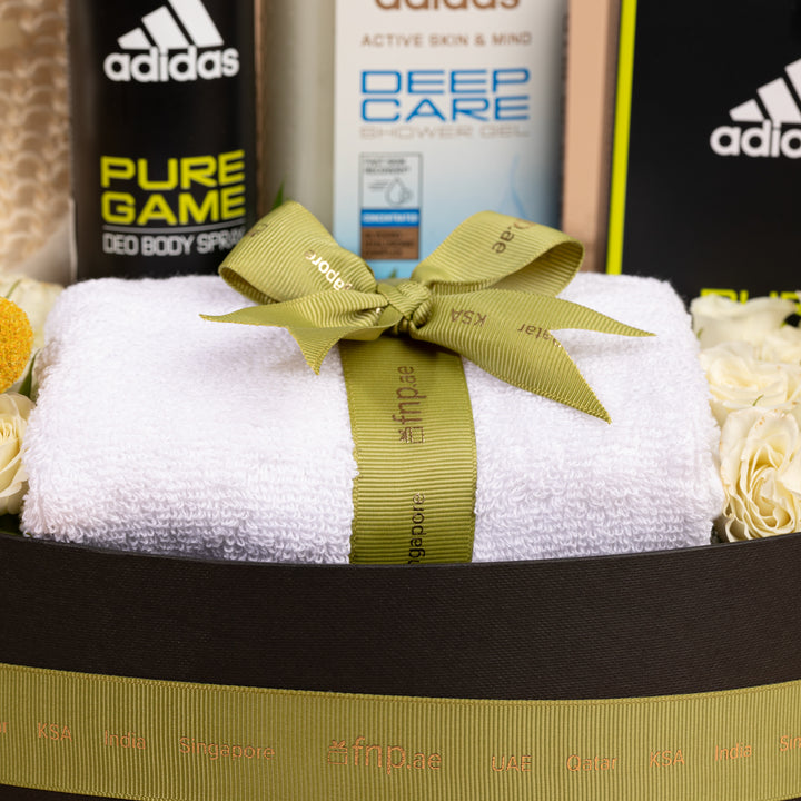 Adidas Premium Gift Hamper with Floral Touch & Bath Essentials
