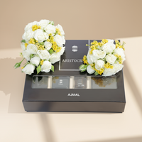 مجموعة هدايا أرستقراط من عطور أجمل للرجال مع إشراقة الورد الأبيض