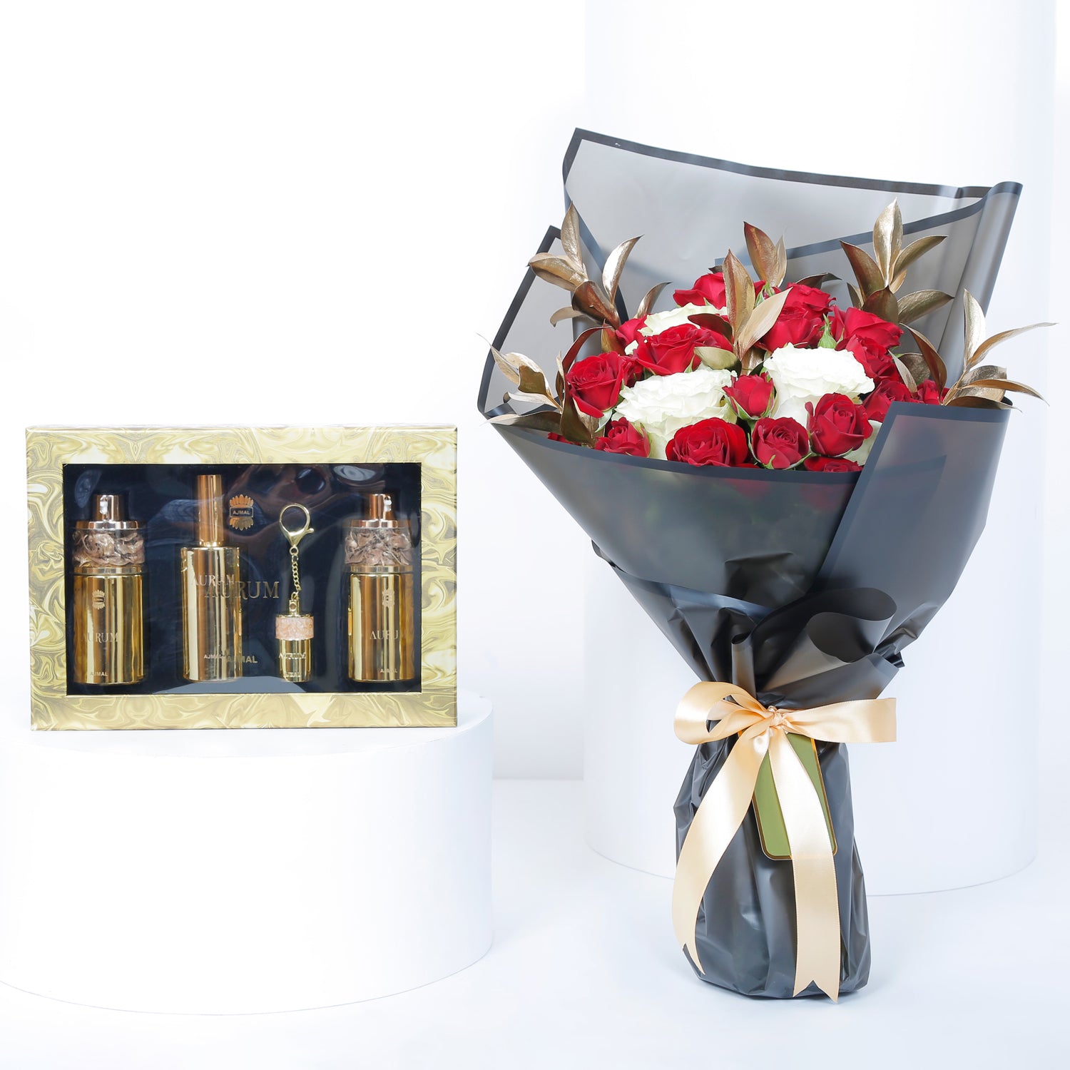 Ajmal Perfume | Aurum Twin Gift Set For Unisex & Elegant Rose Symphony