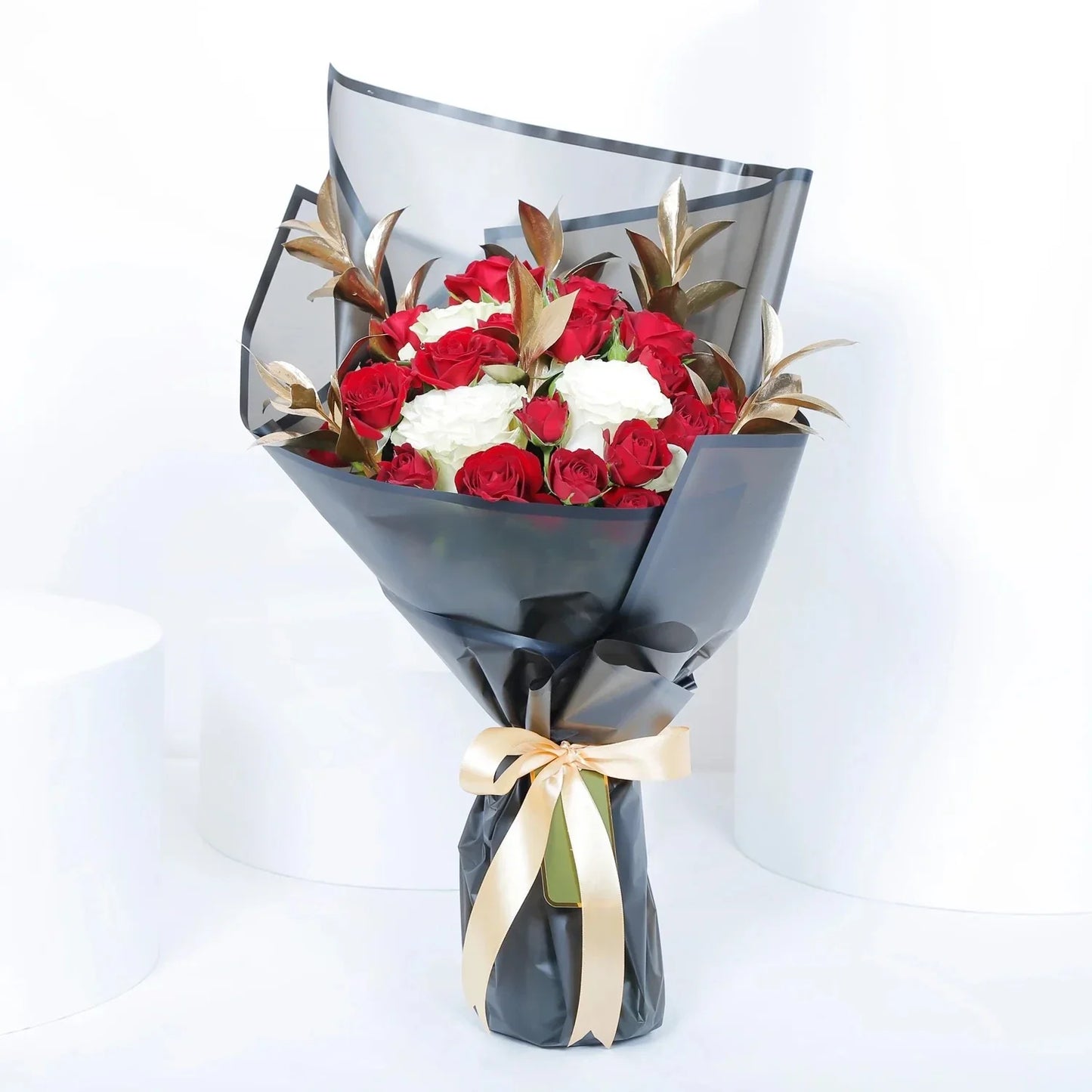 Ajmal Perfume | Luxurious Aurum Twin Gift Set & Elegant Rose Symphony Bouquet