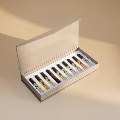 مجموعة عطور الغوالي للجنسين - 10 روائع بعبوات 5 مل