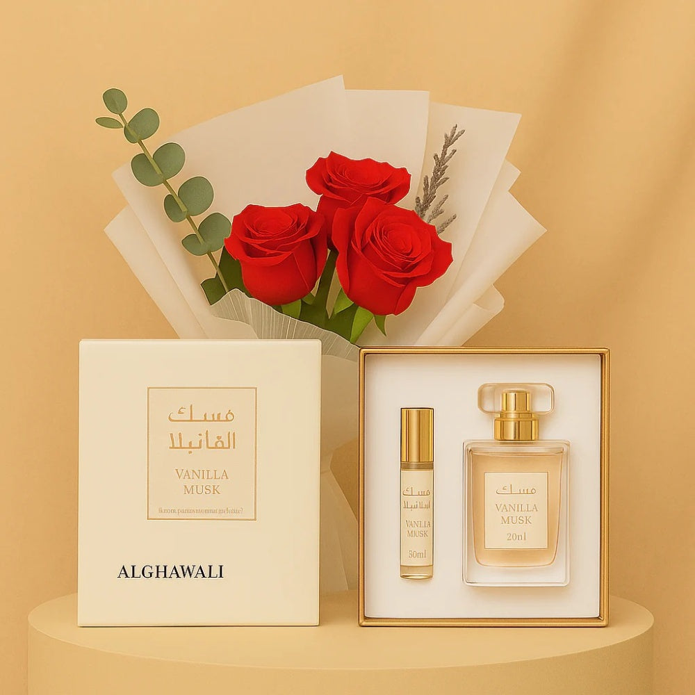 Alghawaly Vanilla Musk Combo Gift Set