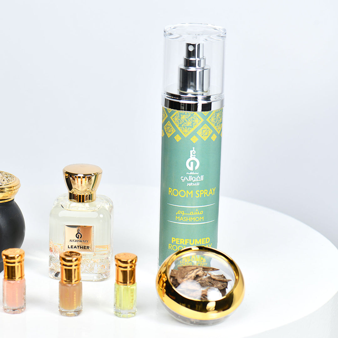 Divine Gift Set: Luxurious Red Roses & Alghawaly Perfume Collection