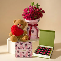 مجموعة هدية عناق الحب الأبدي لعيد الحب