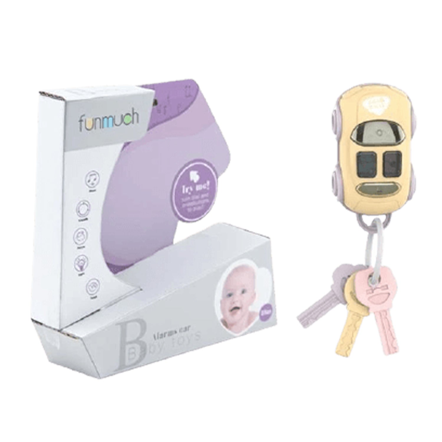 Baby Car Alarm Keychain