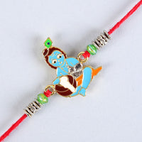 Bal Krishna And Bal Hanuman Rakhi Set