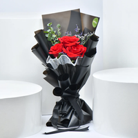 3 Red Roses Bouquet