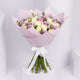 Exquisite Purple & White Rose Bouquet with Elegant Pink Accents