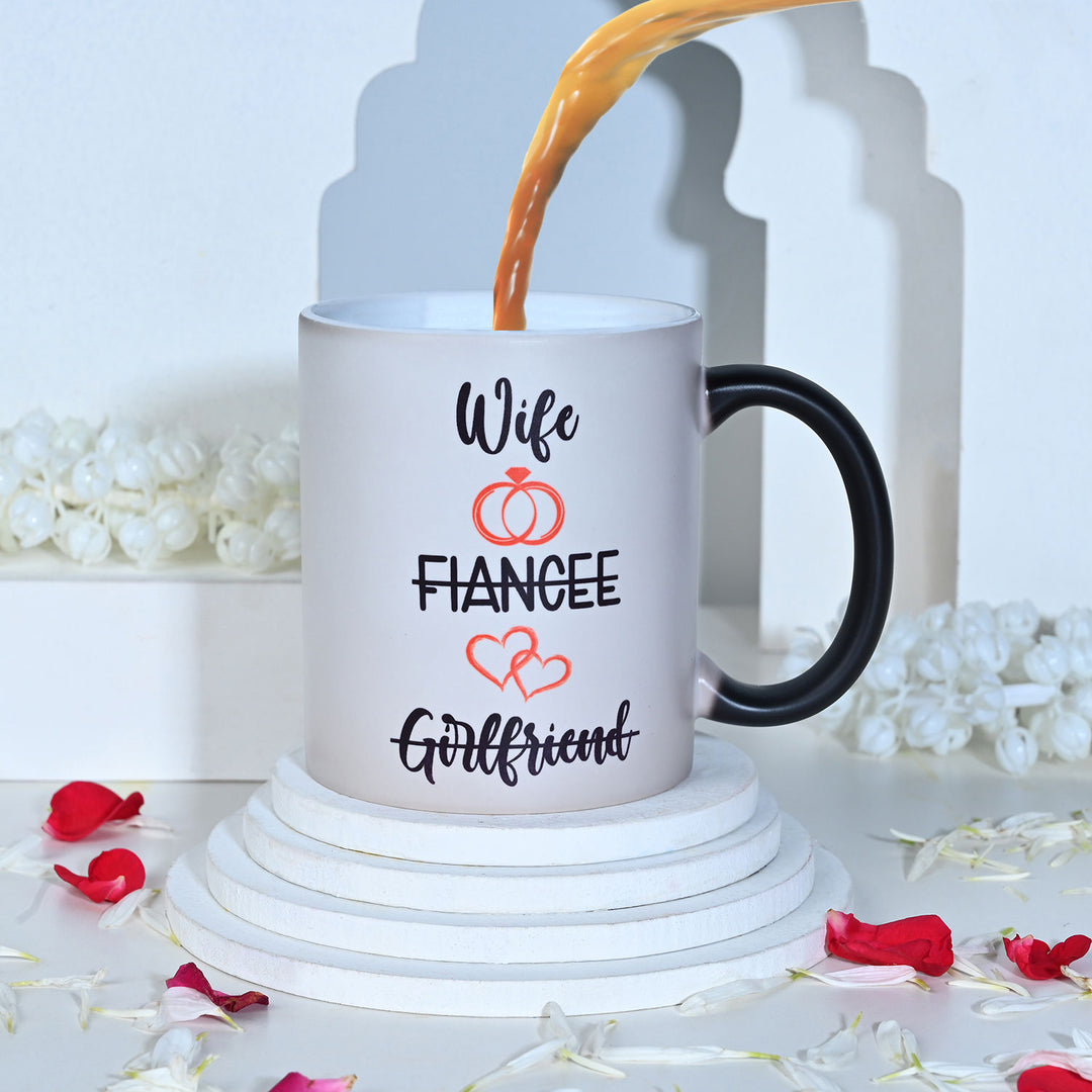 Beloved Wife Love Magic Mug - Heat Reveal Ceramic Gift