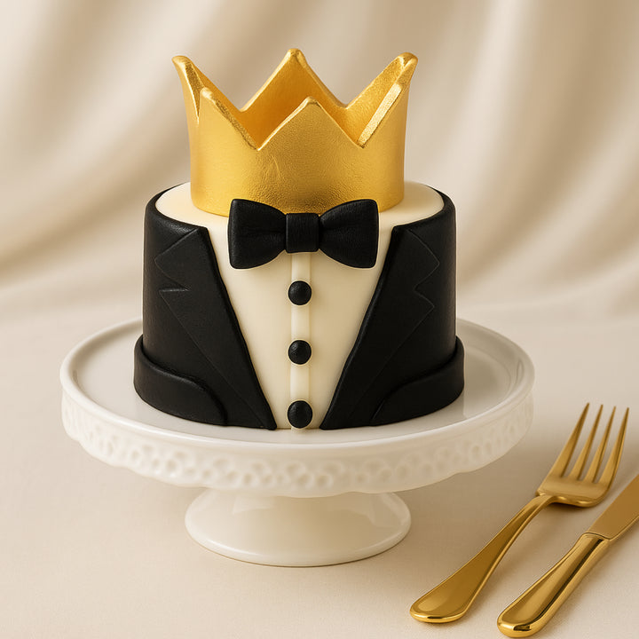 Best Man Tux Treat Cake
