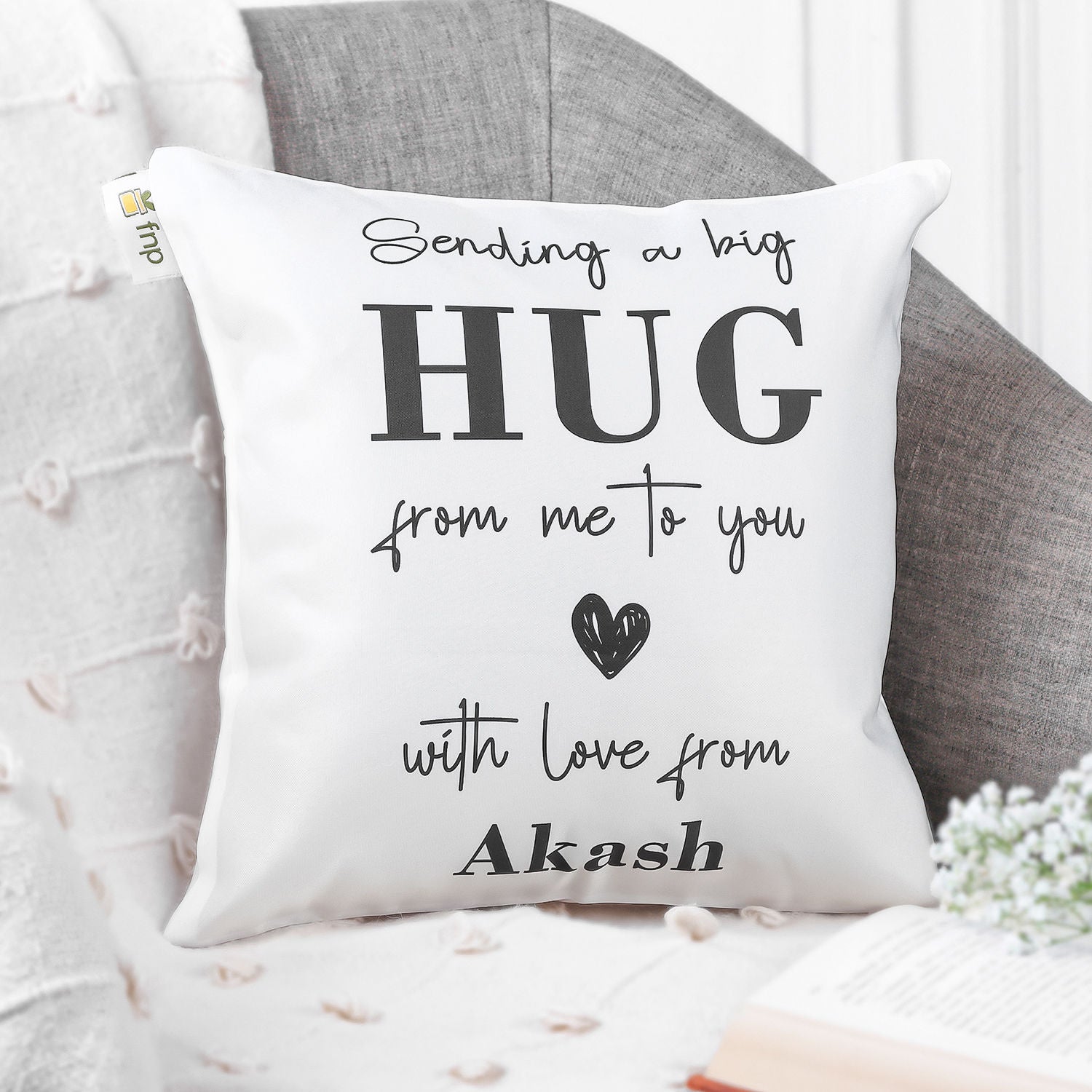 Big Hug Personalised Cushions