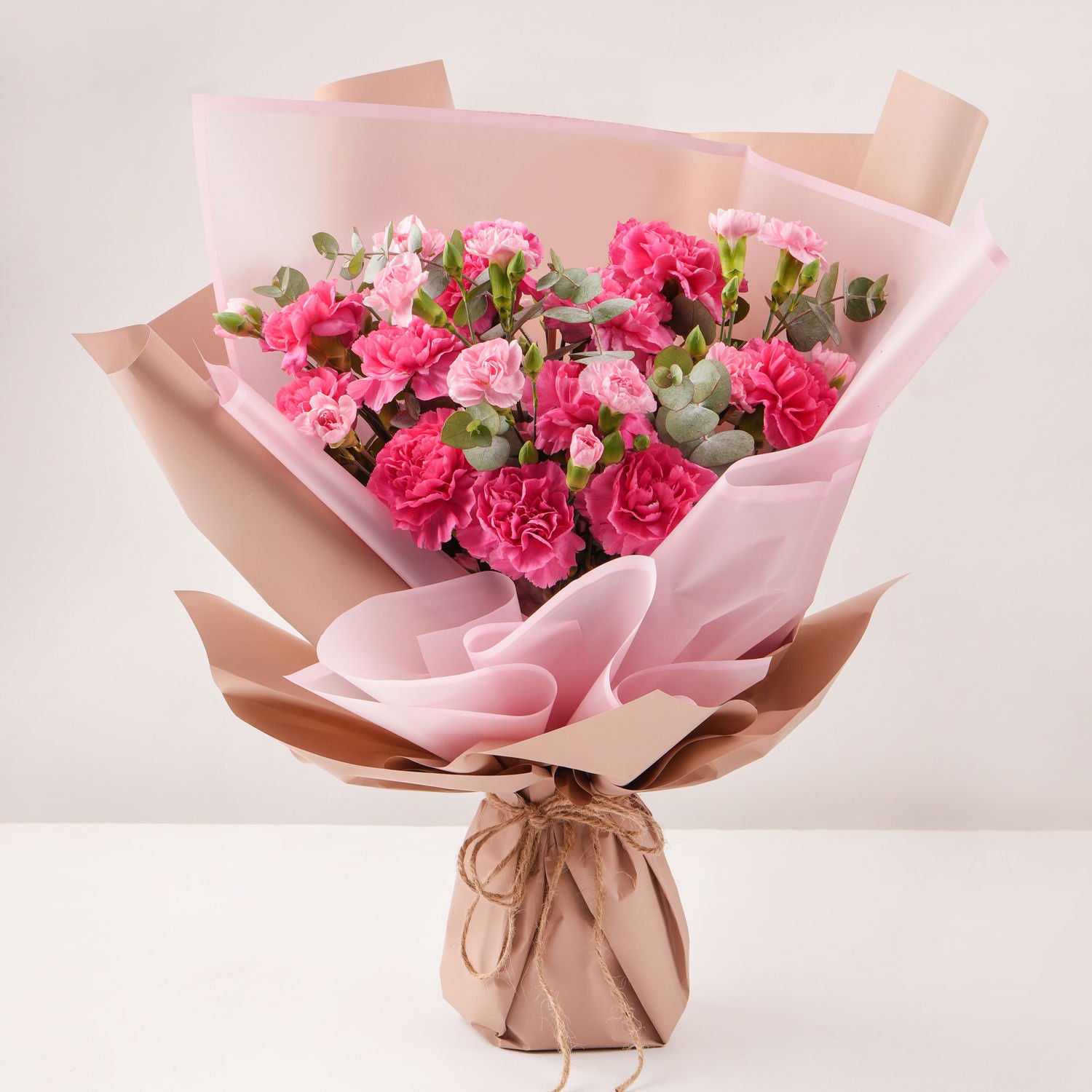 Birthday Wishes Carnations Bouquet