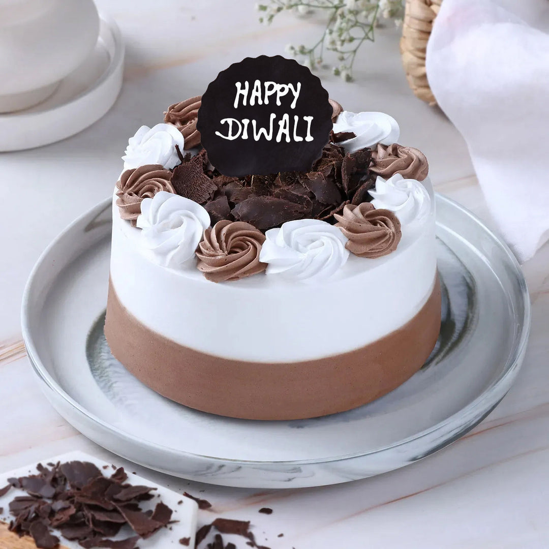 Exquisite Black Forest Bento Cake for a Joyous Diwali Celebration