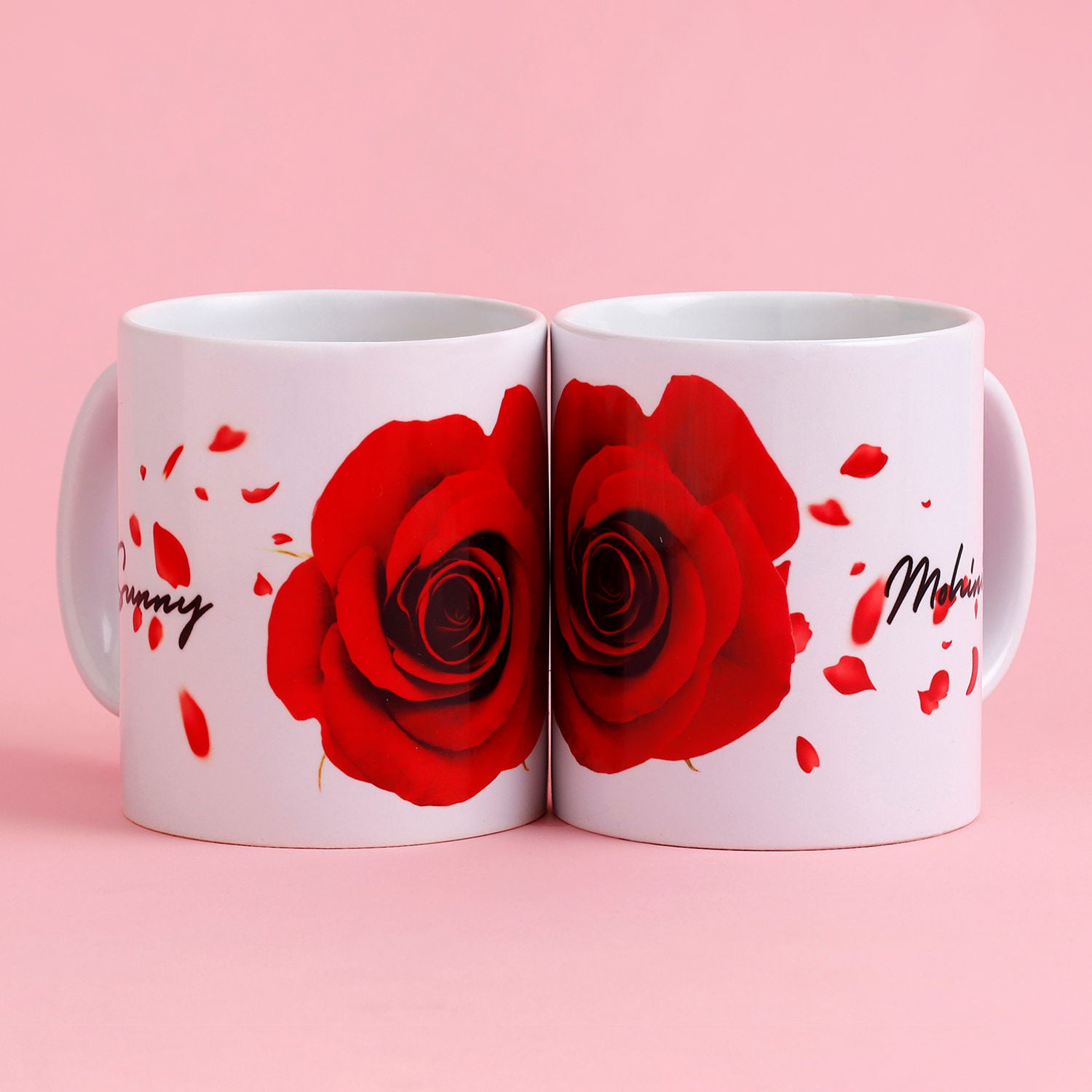 Blooming Love Personalised Mug Set