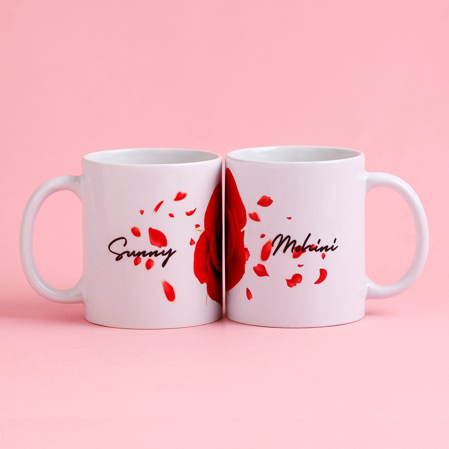 Blooming Love Personalised Mug Set