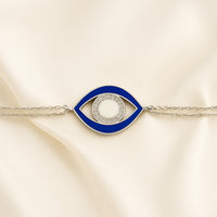 Blue Eye Guardian Necklace Set With Roses Arrangement