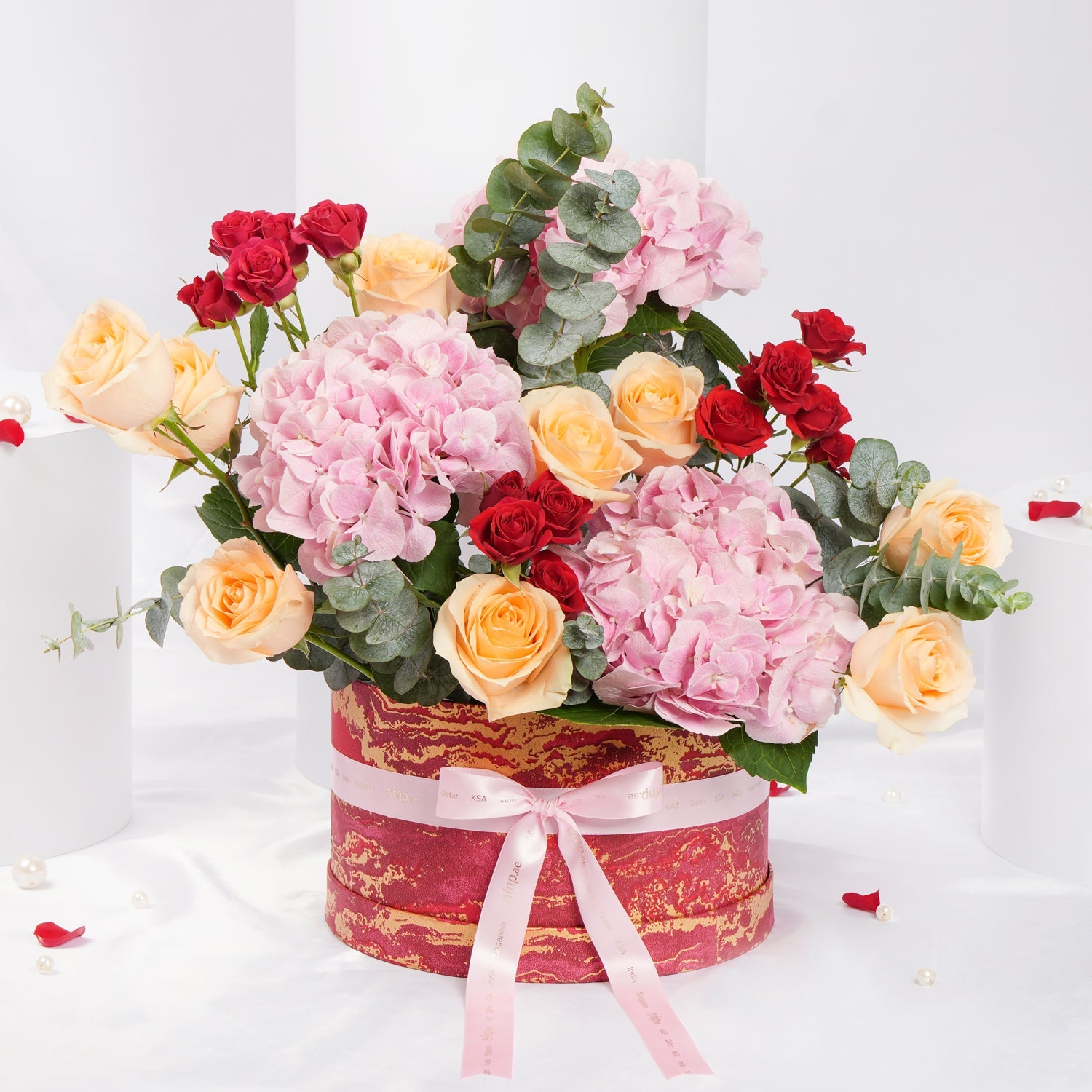 Blushing Beauty Mixed Flower Arrangement