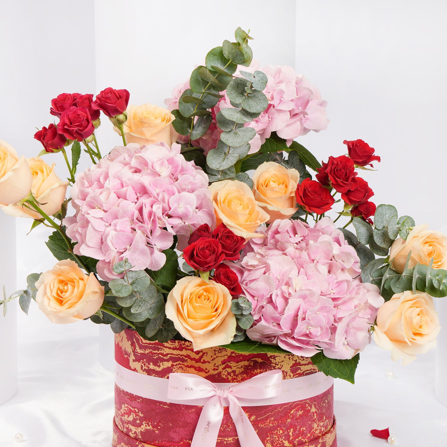 Blushing Beauty Mixed Flower Arrangement