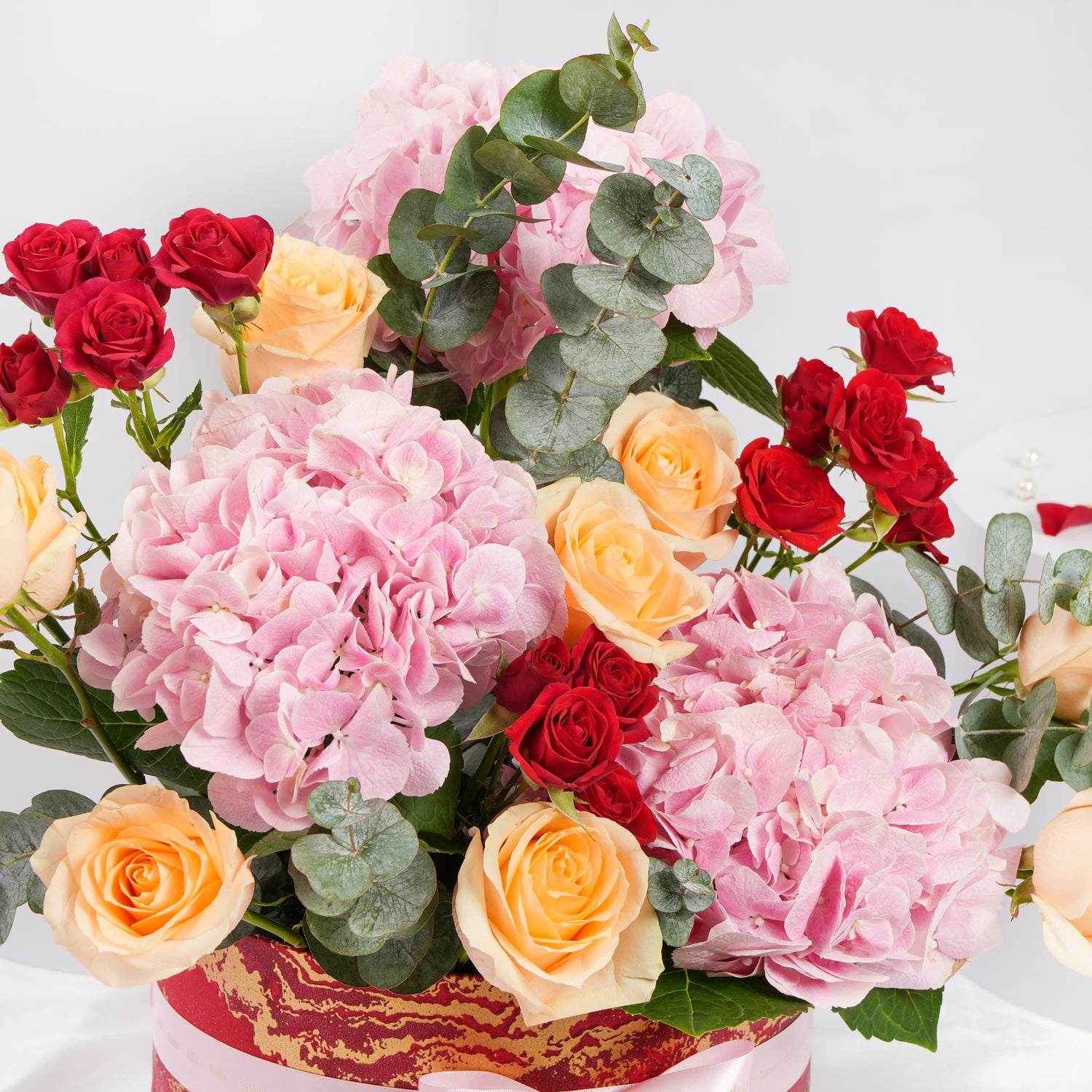 Blushing Beauty Mixed Flower Arrangement