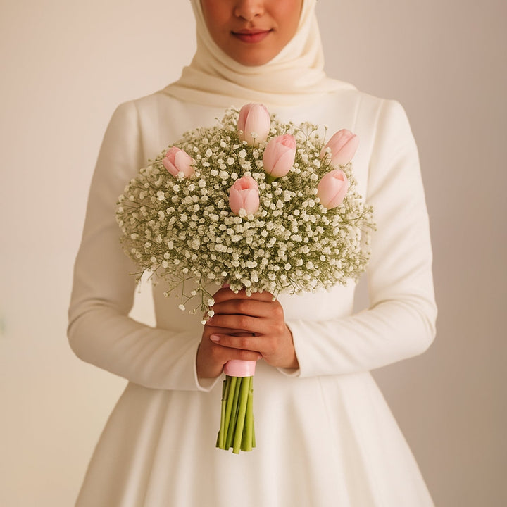 Blushing Petals Bridal Bouquet