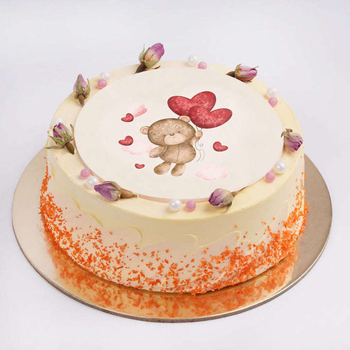 Blushing Romance Cake