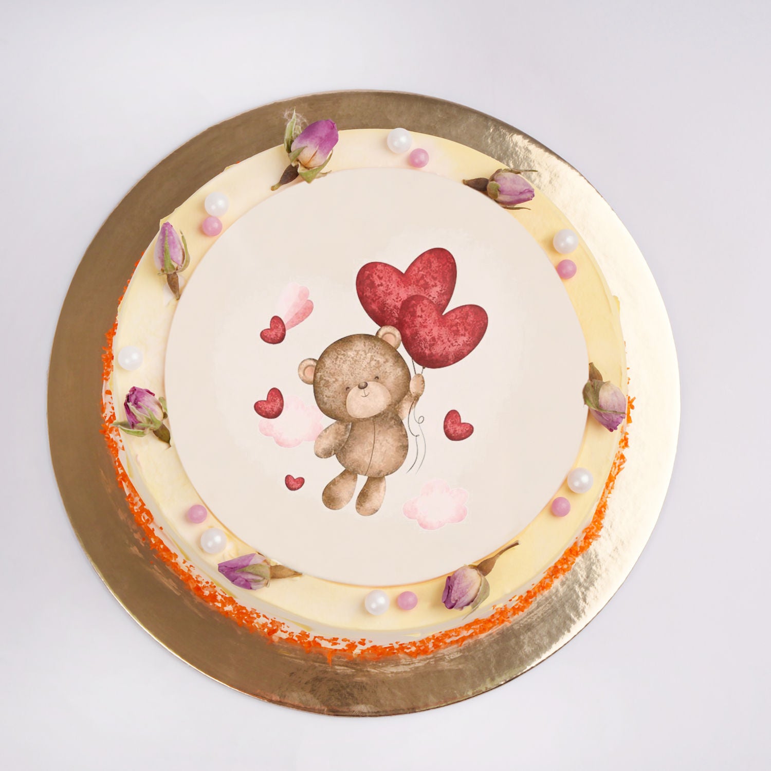 Blushing Romance Cake