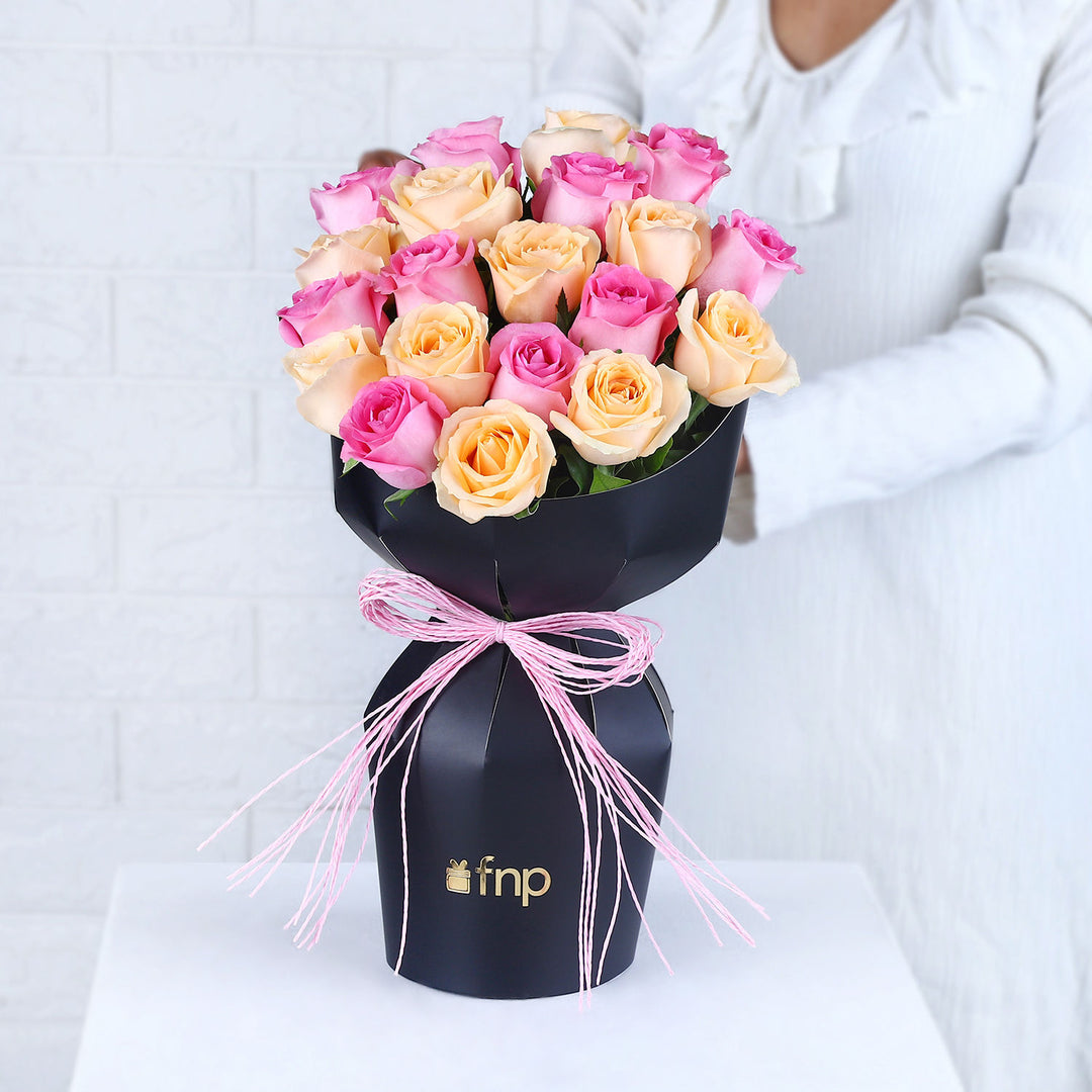 Blushing Rose Love Elegance Bouquet