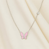 Butterfly Blush Necklace Set