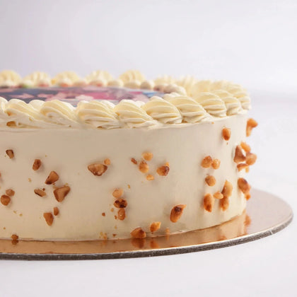 Delicious Butterscotch Photo Cake - Perfect Celebration Treat (500 gm)