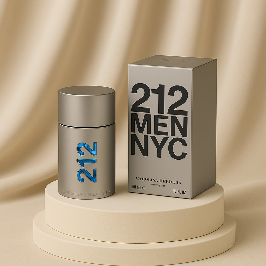 Carolina Herrera 212 Men NYC Eau de Toilette 50ML - Modern Masculine Fragrance