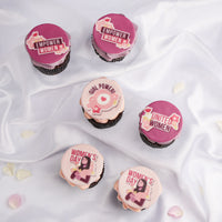 Celebrate Girl Power with Delicious Chocolate Cupcakes - Set of 6
